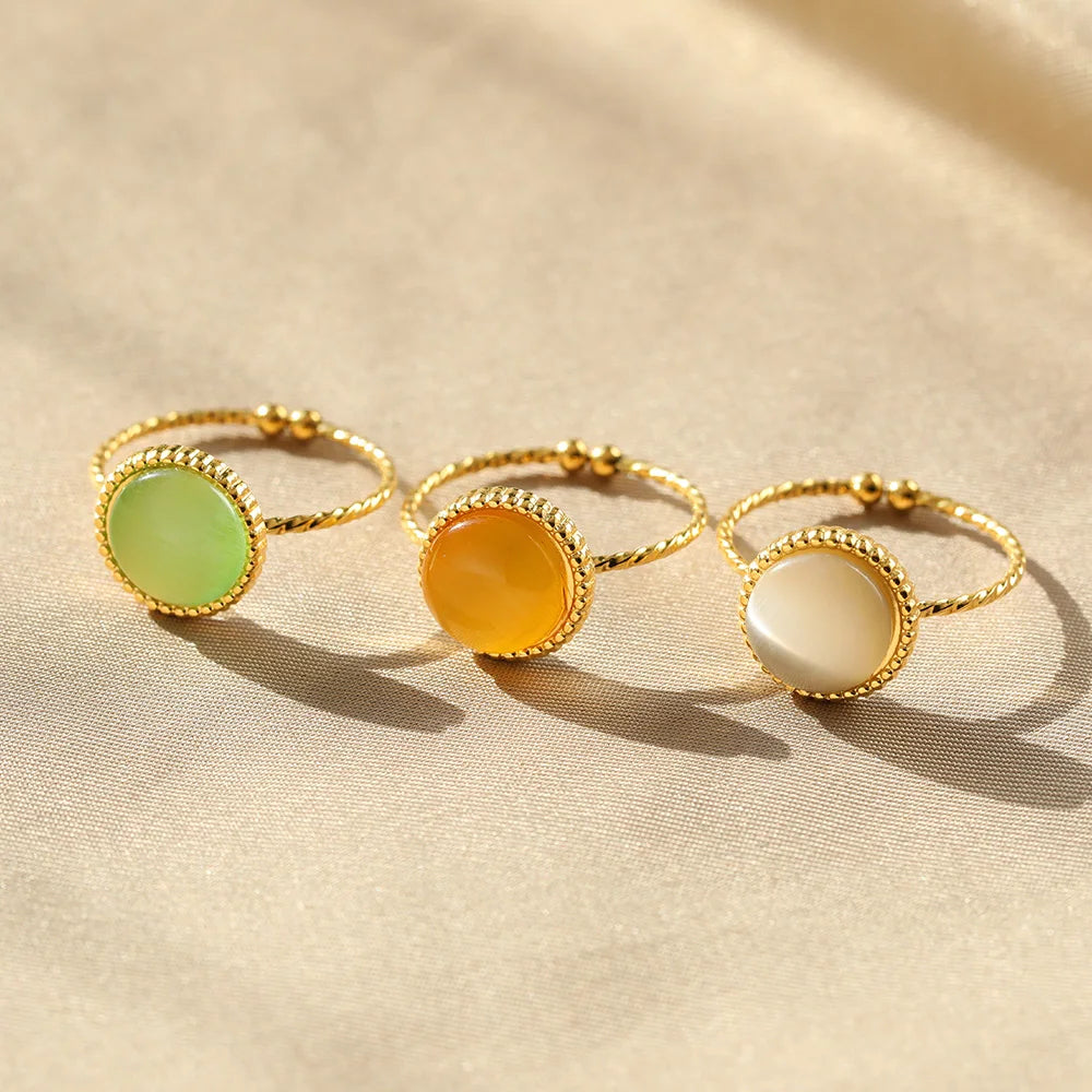 OPAL- BAGUE AJUSTABLE