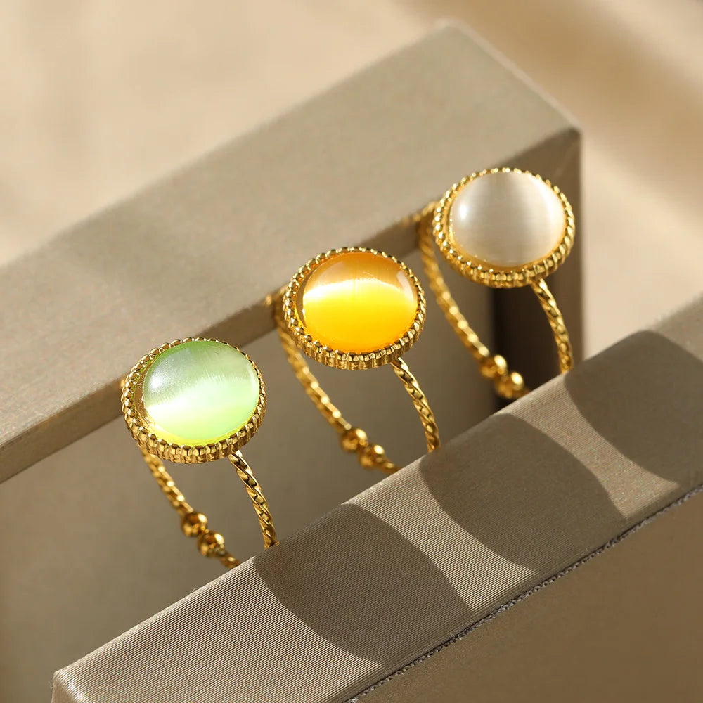 OPAL- BAGUE AJUSTABLE