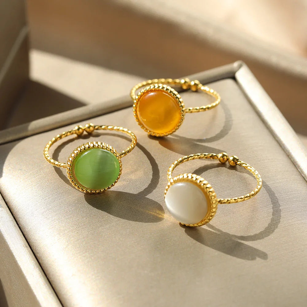 OPAL- BAGUE AJUSTABLE