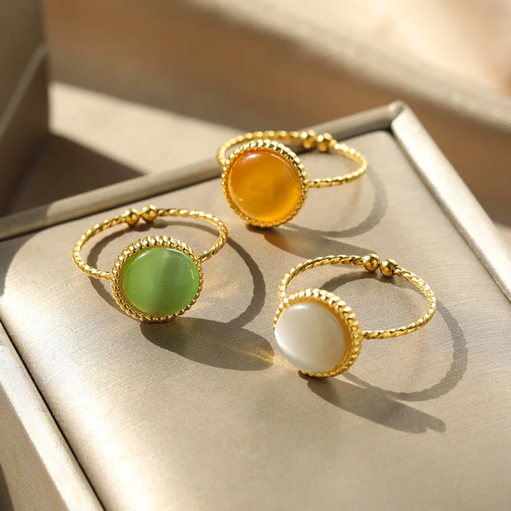 OPAL- BAGUE AJUSTABLE