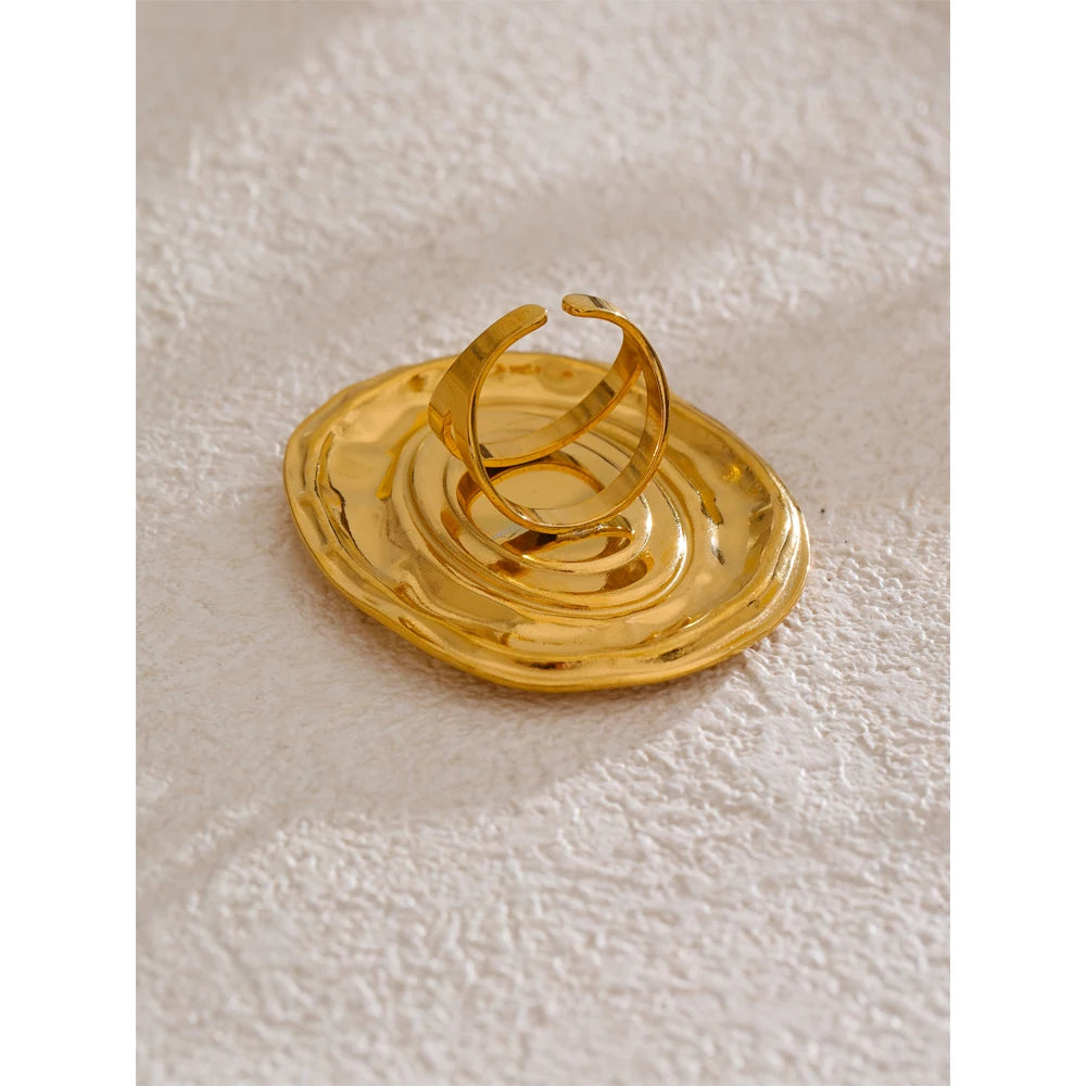 ISIS – Bague Coquillage Dorée