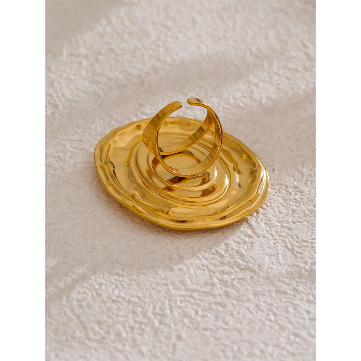 ISIS – Bague Coquillage Dorée